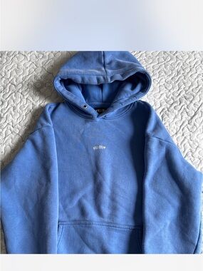 Kill Crew Blue Hooded Sweatshirt with Small Chest Logo
